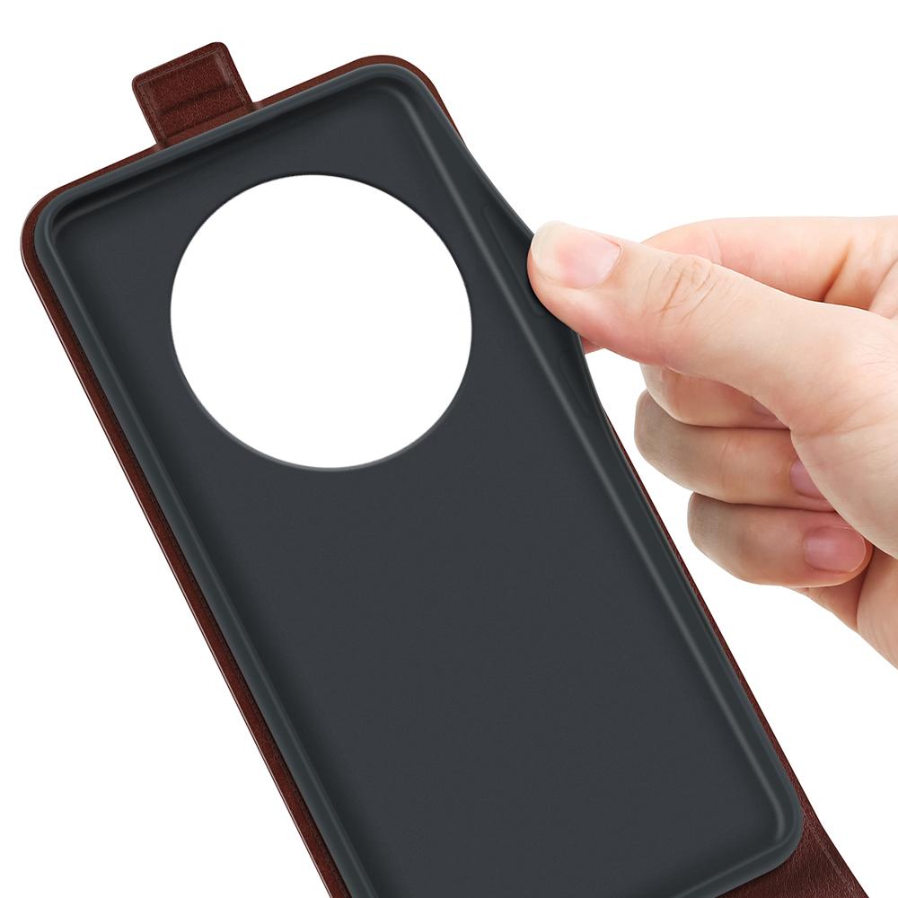 Xiaomi Redmi 14C 4G Texture Vertical Flip Leather Wallet Case with Card Slot, PU TPU Shockproof Protective Cover, Anti-Drop Magnetic Folio Phone Case