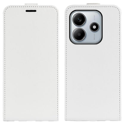 Xiaomi Redmi Note 14 5G Texture Vertical Flip Leather Wallet Case with Card Slot, PU TPU Shockproof Protective Cover, Anti-Drop Magnetic Folio Phone Case
