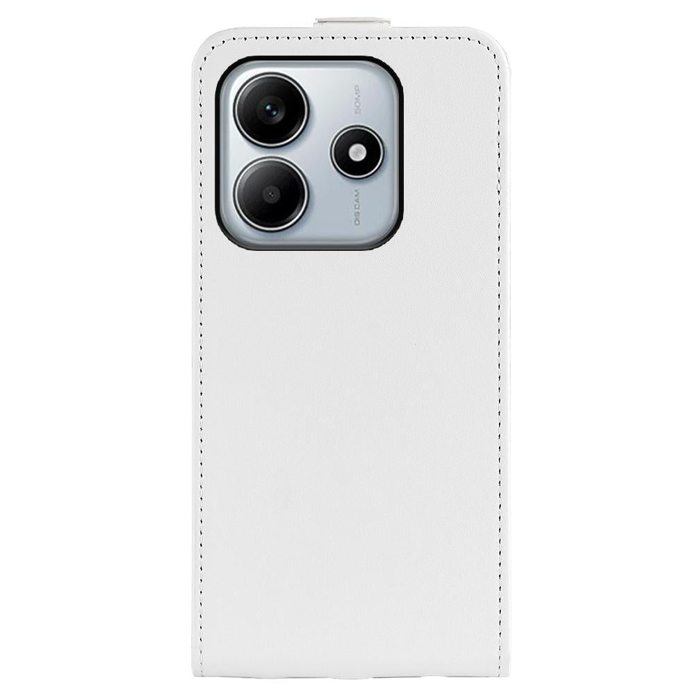 Xiaomi Redmi Note 14 5G Texture Vertical Flip Leather Wallet Case with Card Slot, PU TPU Shockproof Protective Cover, Anti-Drop Magnetic Folio Phone Case