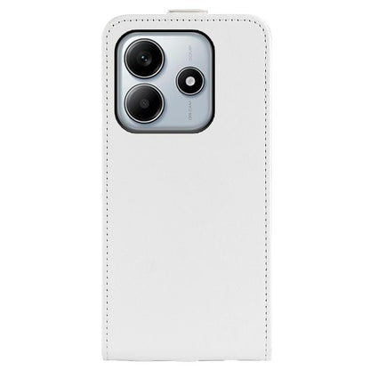 Xiaomi Redmi Note 14 5G Texture Vertical Flip Leather Wallet Case with Card Slot, PU TPU Shockproof Protective Cover, Anti-Drop Magnetic Folio Phone Case