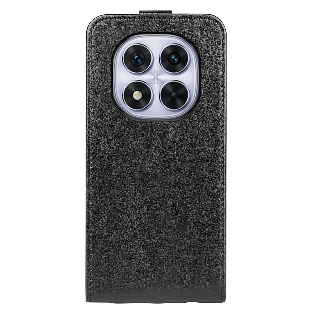 Xiaomi Redmi Note 14 Pro 5G Texture Vertical Flip Leather Wallet Case with Card Slot, PU TPU Shockproof Protective Cover, Anti-Drop Magnetic Folio Phone Case