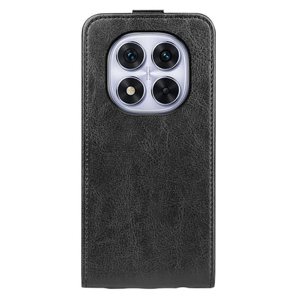 Xiaomi Redmi Note 14 Pro 5G Texture Vertical Flip Leather Wallet Case with Card Slot, PU TPU Shockproof Protective Cover, Anti-Drop Magnetic Folio Phone Case