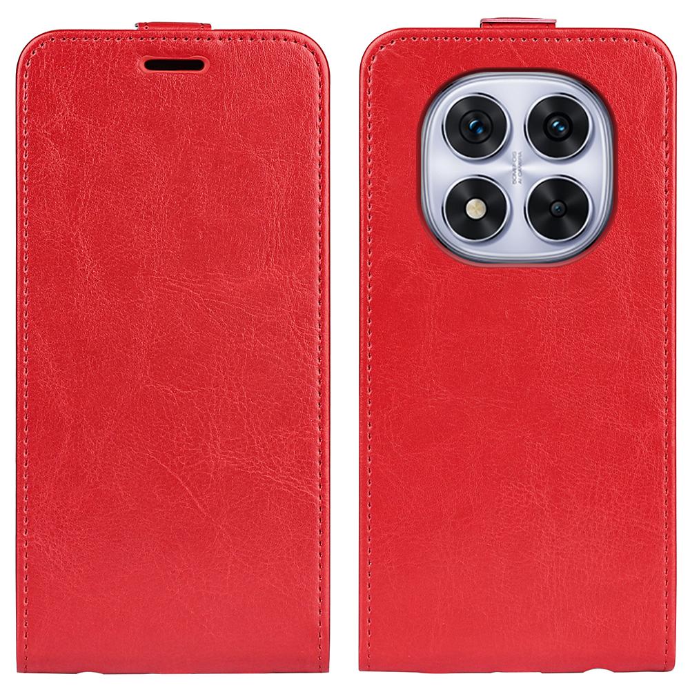 Xiaomi Redmi Note 14 Pro 5G Texture Vertical Flip Leather Wallet Case with Card Slot, PU TPU Shockproof Protective Cover, Anti-Drop Magnetic Folio Phone Case