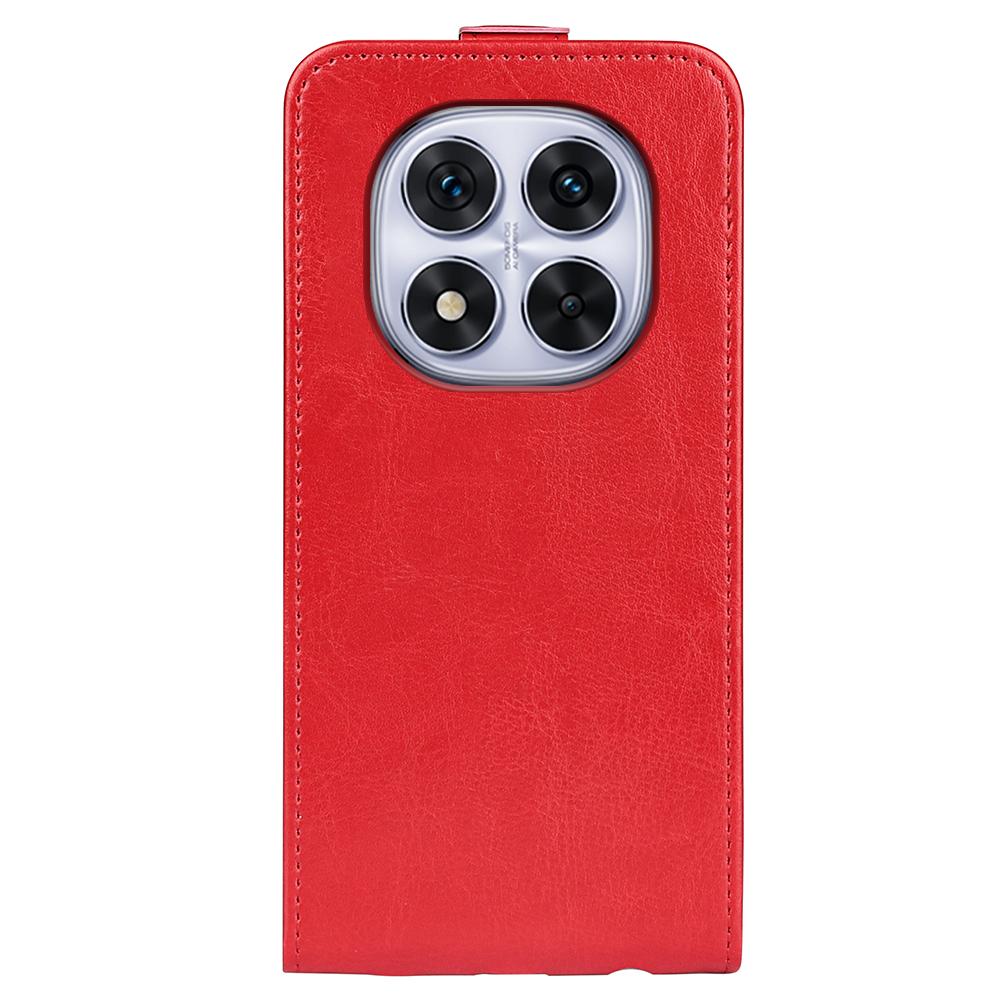 Xiaomi Redmi Note 14 Pro 5G Texture Vertical Flip Leather Wallet Case with Card Slot, PU TPU Shockproof Protective Cover, Anti-Drop Magnetic Folio Phone Case
