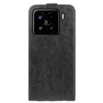 Xiaomi 15 Texture Vertical Flip Leather Wallet Case with Card Slot, PU TPU Shockproof Protective Cover, Anti-Drop Magnetic Folio Phone Case