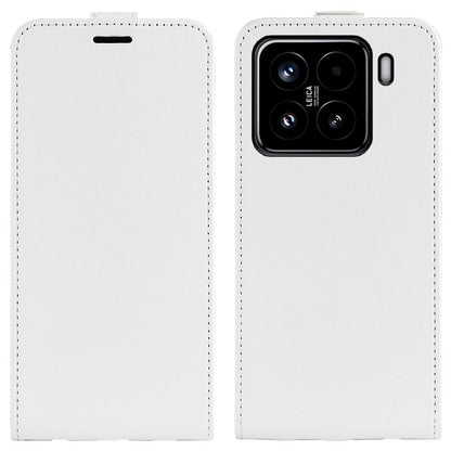 Xiaomi 15 Texture Vertical Flip Leather Wallet Case with Card Slot, PU TPU Shockproof Protective Cover, Anti-Drop Magnetic Folio Phone Case