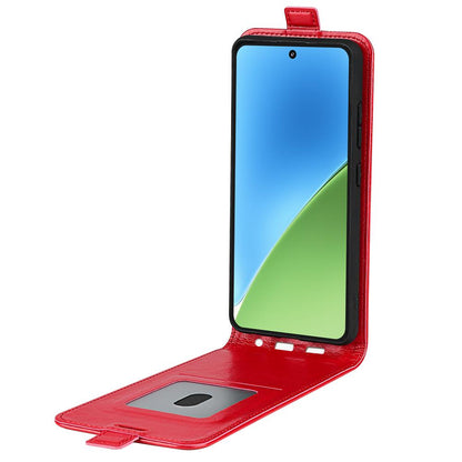 Xiaomi 15 Texture Vertical Flip Leather Wallet Case with Card Slot, PU TPU Shockproof Protective Cover, Anti-Drop Magnetic Folio Phone Case