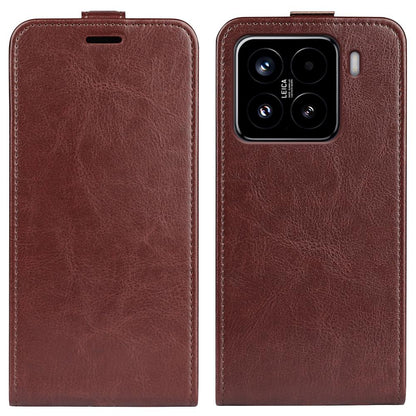 Xiaomi 15 Texture Vertical Flip Leather Wallet Case with Card Slot, PU TPU Shockproof Protective Cover, Anti-Drop Magnetic Folio Phone Case