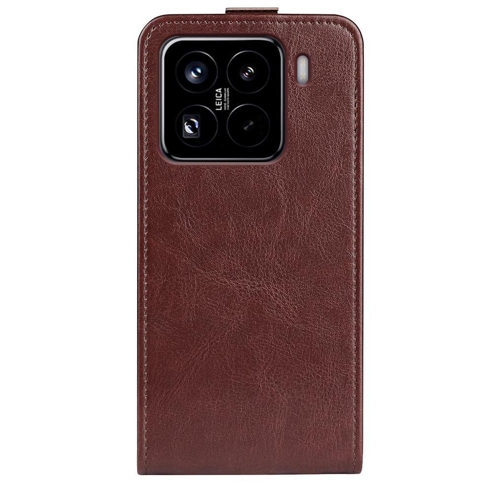 Xiaomi 15 Pro Texture Vertical Flip Leather Wallet Case with Card Slot, PU TPU Shockproof Protective Cover, Anti-Drop Magnetic Folio Phone Case
