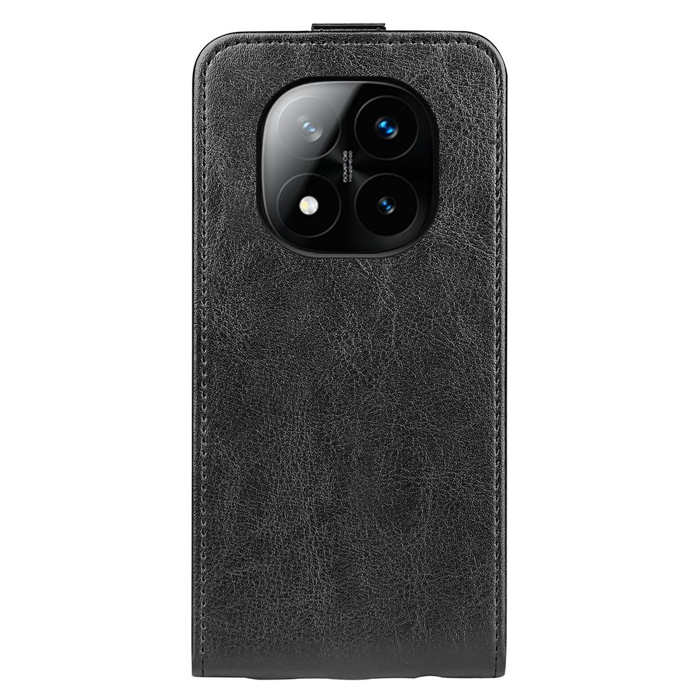 Xiaomi Redmi Note 14 Pro+ 5G Texture Vertical Flip Leather Wallet Case with Card Slot, PU TPU Shockproof Protective Cover, Anti-Drop Magnetic Folio Phone Case