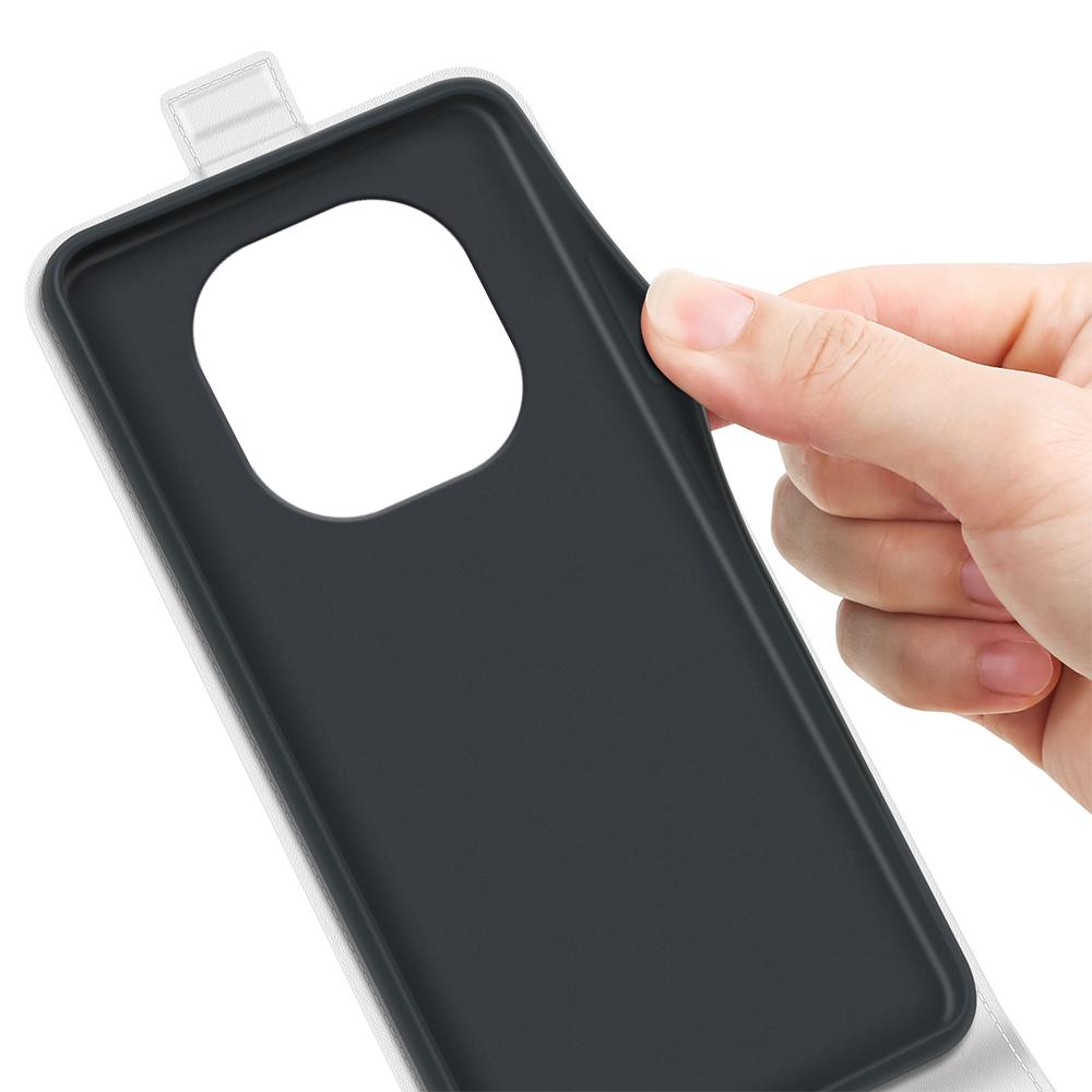 Xiaomi Redmi Note 14 Pro+ 5G Texture Vertical Flip Leather Wallet Case with Card Slot, PU TPU Shockproof Protective Cover, Anti-Drop Magnetic Folio Phone Case