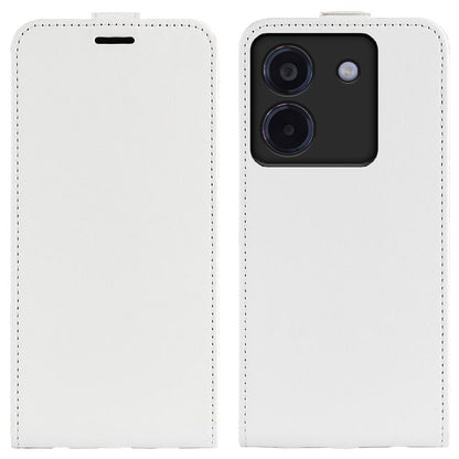 Xiaomi Poco M7 Pro 5G Texture Vertical Flip Leather Wallet Case with Card Slot, PU TPU Shockproof Protective Cover, Anti-Drop Magnetic Folio Phone Case