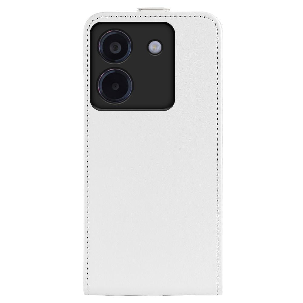 Xiaomi Poco M7 Pro 5G Texture Vertical Flip Leather Wallet Case with Card Slot, PU TPU Shockproof Protective Cover, Anti-Drop Magnetic Folio Phone Case