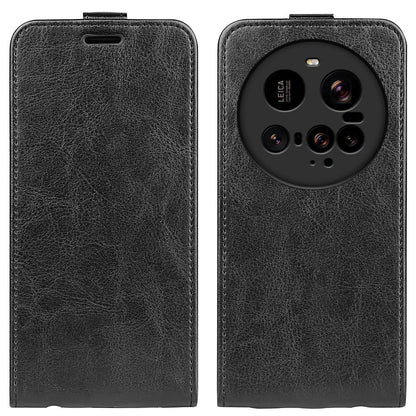Xiaomi 15 Ultra Texture Vertical Flip Leather Wallet Case with Card Slot, PU TPU Shockproof Protective Cover, Anti-Drop Magnetic Folio Phone Case