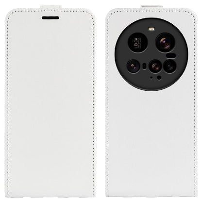 Xiaomi 15 Ultra Texture Vertical Flip Leather Wallet Case with Card Slot, PU TPU Shockproof Protective Cover, Anti-Drop Magnetic Folio Phone Case