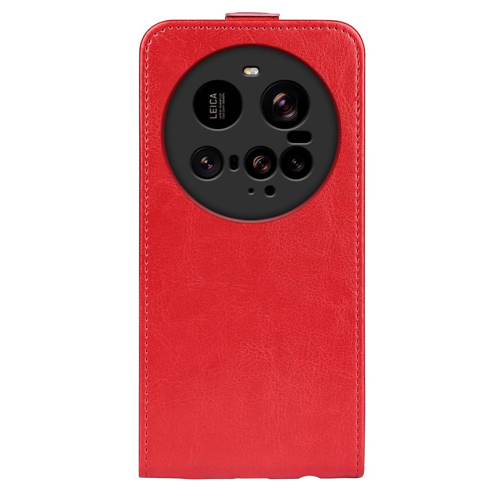 Xiaomi 15 Ultra Texture Vertical Flip Leather Wallet Case with Card Slot, PU TPU Shockproof Protective Cover, Anti-Drop Magnetic Folio Phone Case
