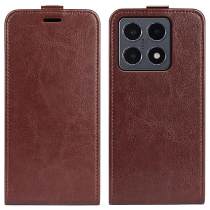 Xiaomi 15T Texture Vertical Flip Leather Wallet Case with Card Slot, PU TPU Shockproof Protective Cover, Anti-Drop Magnetic Folio Phone Case