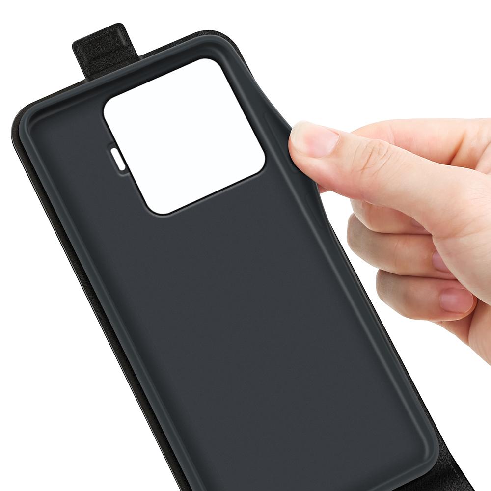 Xiaomi 15T Pro Texture Vertical Flip Leather Wallet Case with Card Slot, PU TPU Shockproof Protective Cover, Anti-Drop Magnetic Folio Phone Case