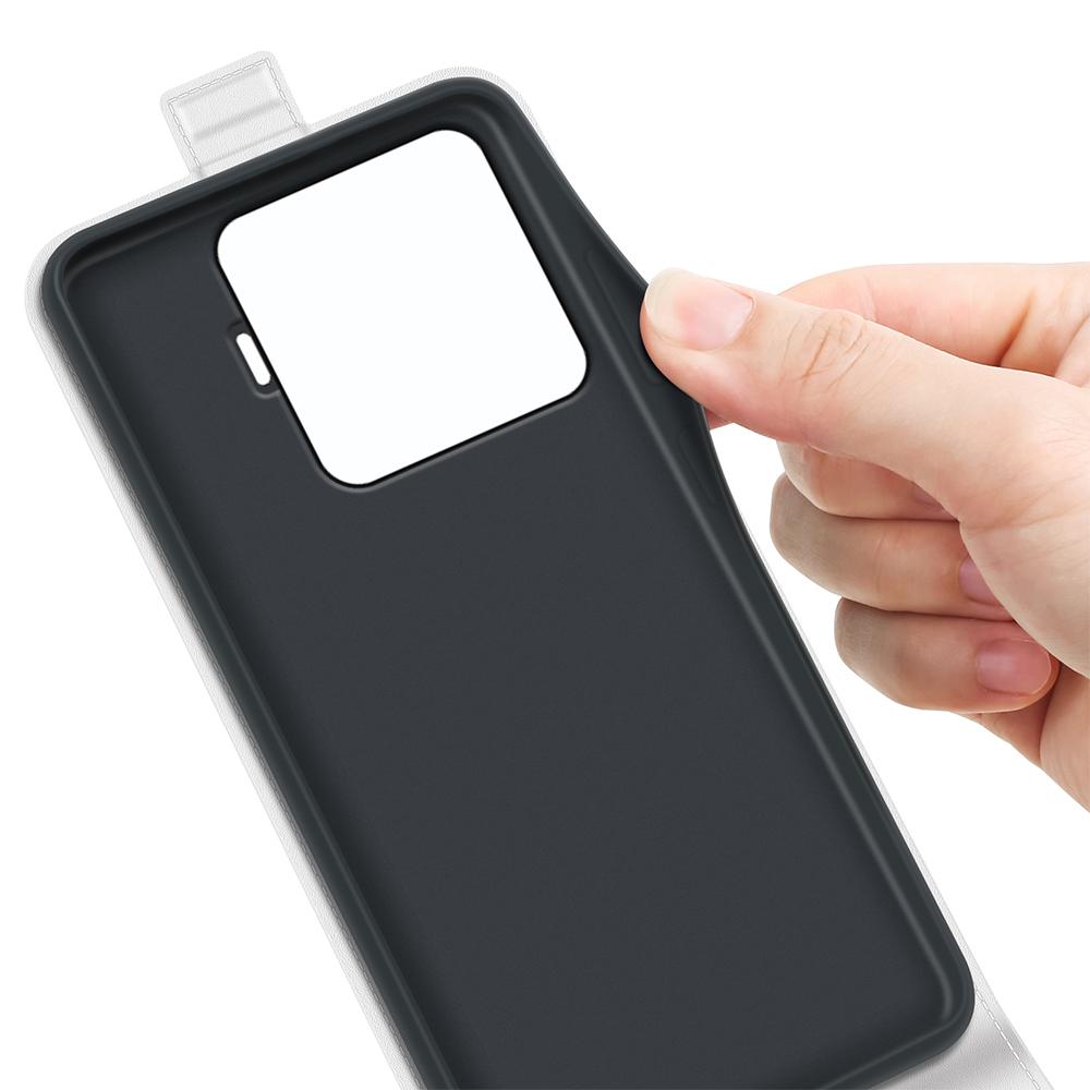 Xiaomi 15T Pro Texture Vertical Flip Leather Wallet Case with Card Slot, PU TPU Shockproof Protective Cover, Anti-Drop Magnetic Folio Phone Case