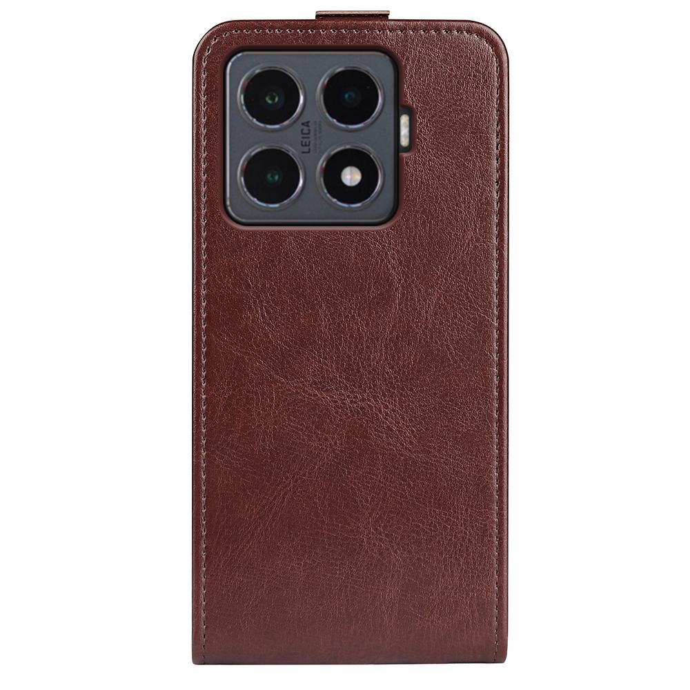 Xiaomi 15T Pro Texture Vertical Flip Leather Wallet Case with Card Slot, PU TPU Shockproof Protective Cover, Anti-Drop Magnetic Folio Phone Case