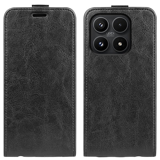 Xiaomi 17 Texture Vertical Flip Leather Wallet Case with Card Slot, PU TPU Shockproof Protective Cover, Anti-Drop Magnetic Folio Phone Case