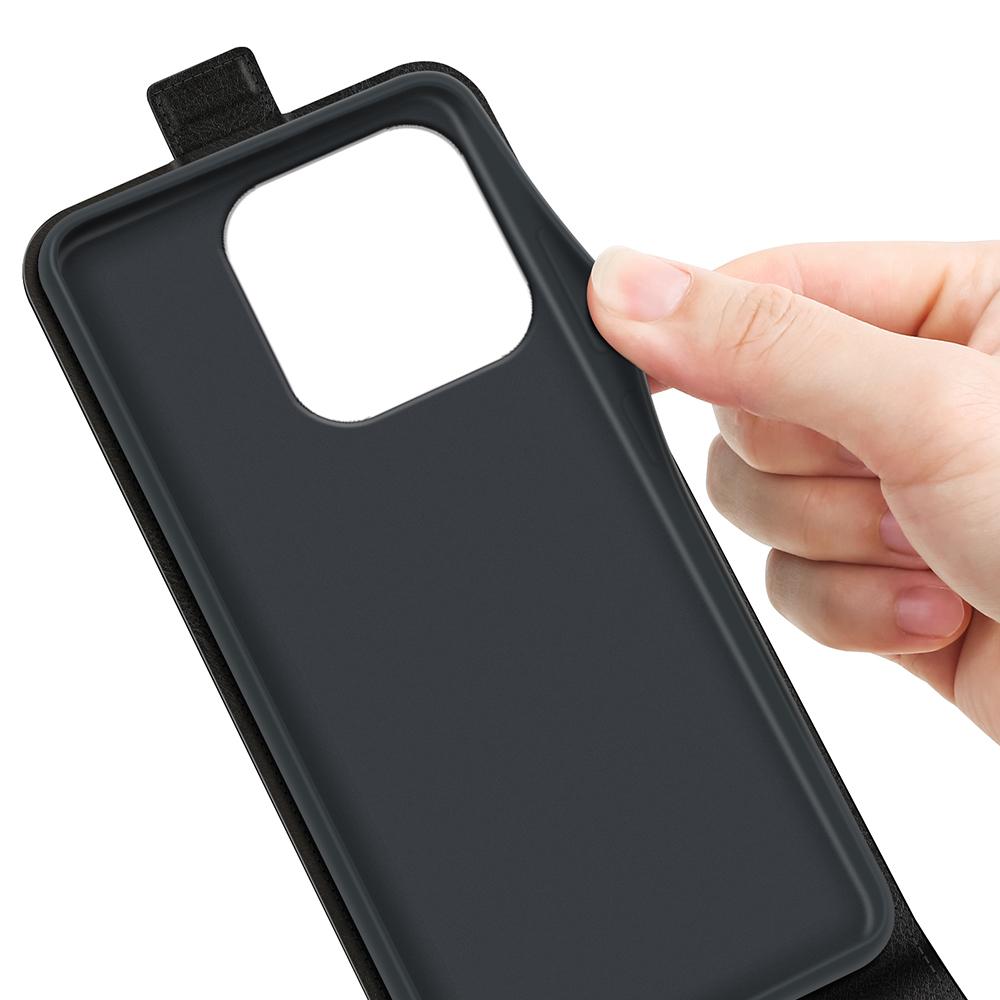Xiaomi 17 Texture Vertical Flip Leather Wallet Case with Card Slot, PU TPU Shockproof Protective Cover, Anti-Drop Magnetic Folio Phone Case