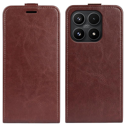 Xiaomi 17 Texture Vertical Flip Leather Wallet Case with Card Slot, PU TPU Shockproof Protective Cover, Anti-Drop Magnetic Folio Phone Case
