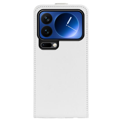 Xiaomi 17 Pro Texture Vertical Flip Leather Wallet Case with Card Slot, PU TPU Shockproof Protective Cover, Anti-Drop Magnetic Folio Phone Case