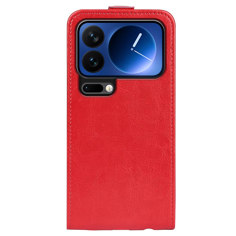 Xiaomi 17 Pro Texture Vertical Flip Leather Wallet Case with Card Slot, PU TPU Shockproof Protective Cover, Anti-Drop Magnetic Folio Phone Case
