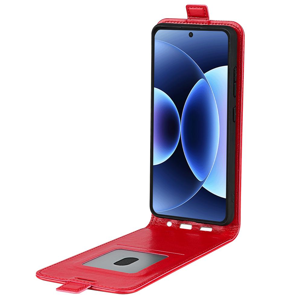Xiaomi 17 Pro Texture Vertical Flip Leather Wallet Case with Card Slot, PU TPU Shockproof Protective Cover, Anti-Drop Magnetic Folio Phone Case