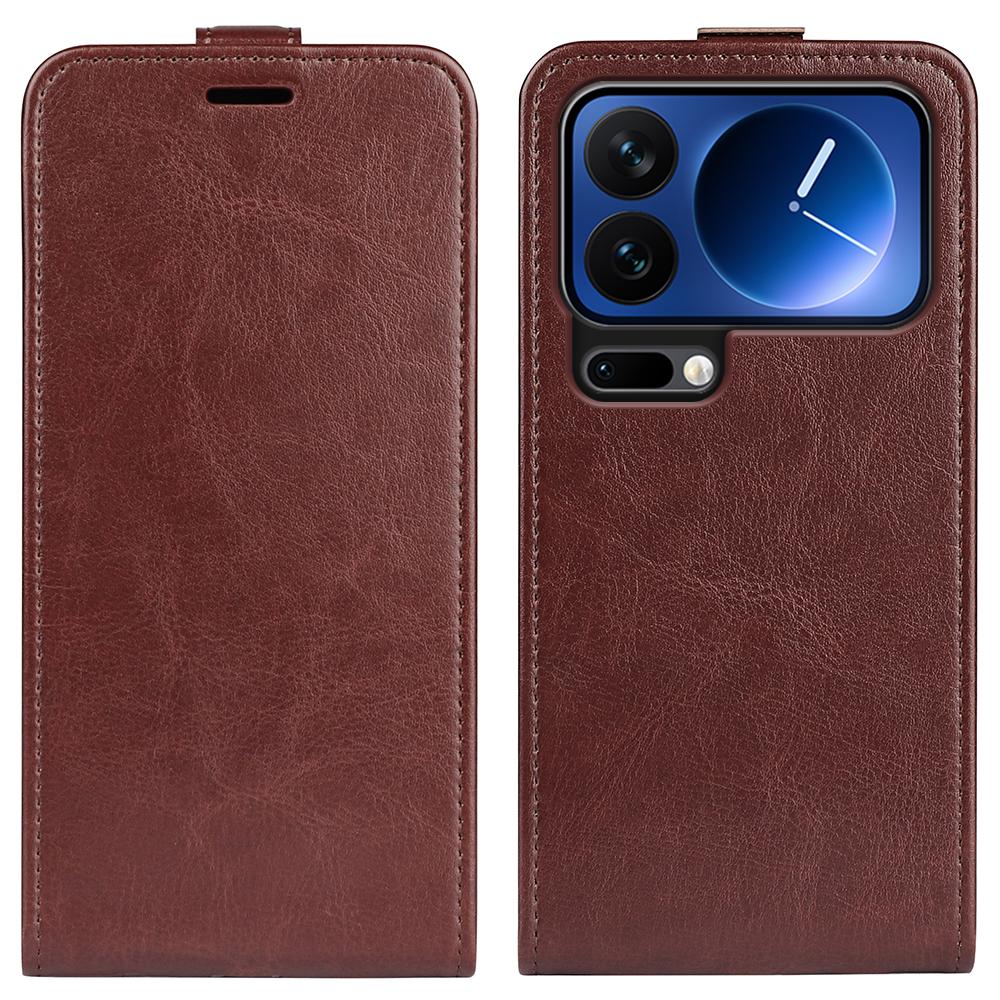 Xiaomi 17 Pro Texture Vertical Flip Leather Wallet Case with Card Slot, PU TPU Shockproof Protective Cover, Anti-Drop Magnetic Folio Phone Case