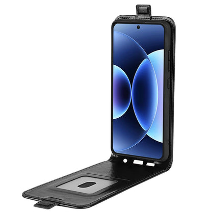 Xiaomi 17 Pro max Texture Vertical Flip Leather Wallet Case with Card Slot, PU TPU Shockproof Protective Cover, Anti-Drop Magnetic Folio Phone Case