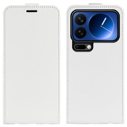 Xiaomi 17 Pro max Texture Vertical Flip Leather Wallet Case with Card Slot, PU TPU Shockproof Protective Cover, Anti-Drop Magnetic Folio Phone Case