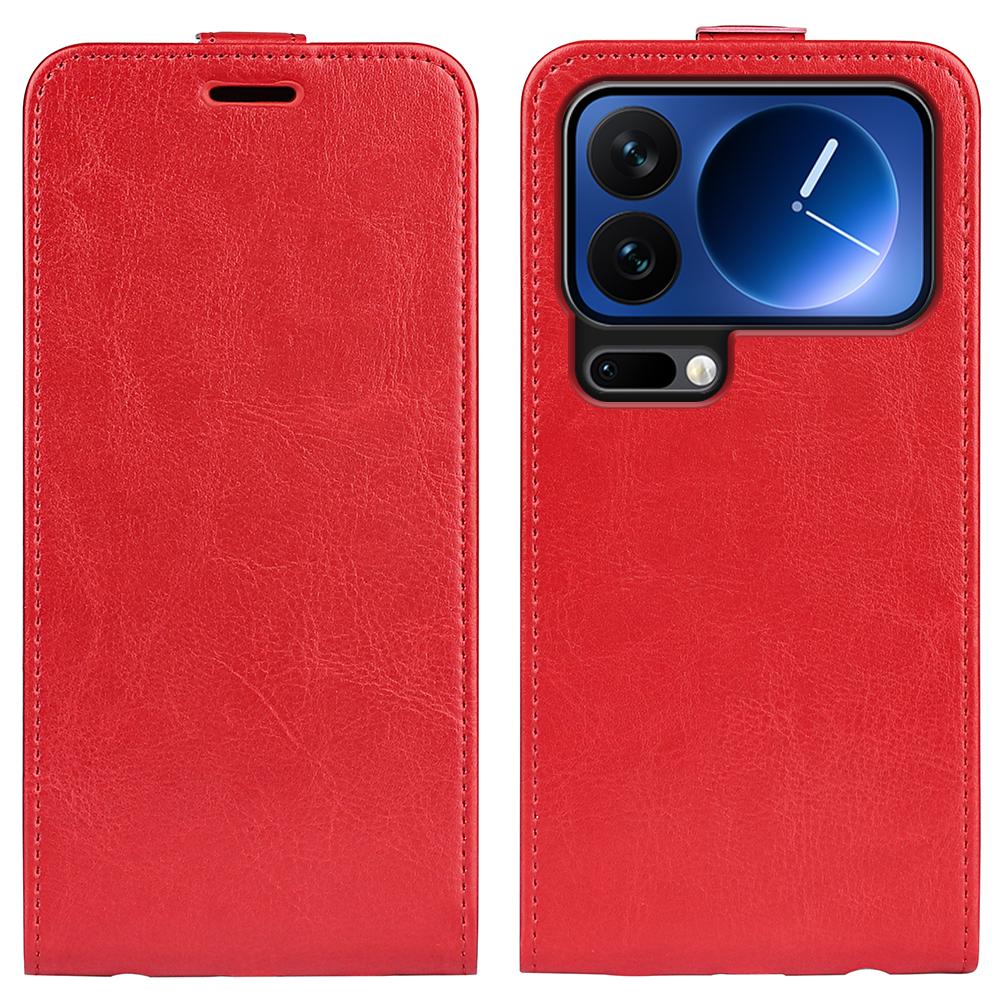 Xiaomi 17 Pro max Texture Vertical Flip Leather Wallet Case with Card Slot, PU TPU Shockproof Protective Cover, Anti-Drop Magnetic Folio Phone Case
