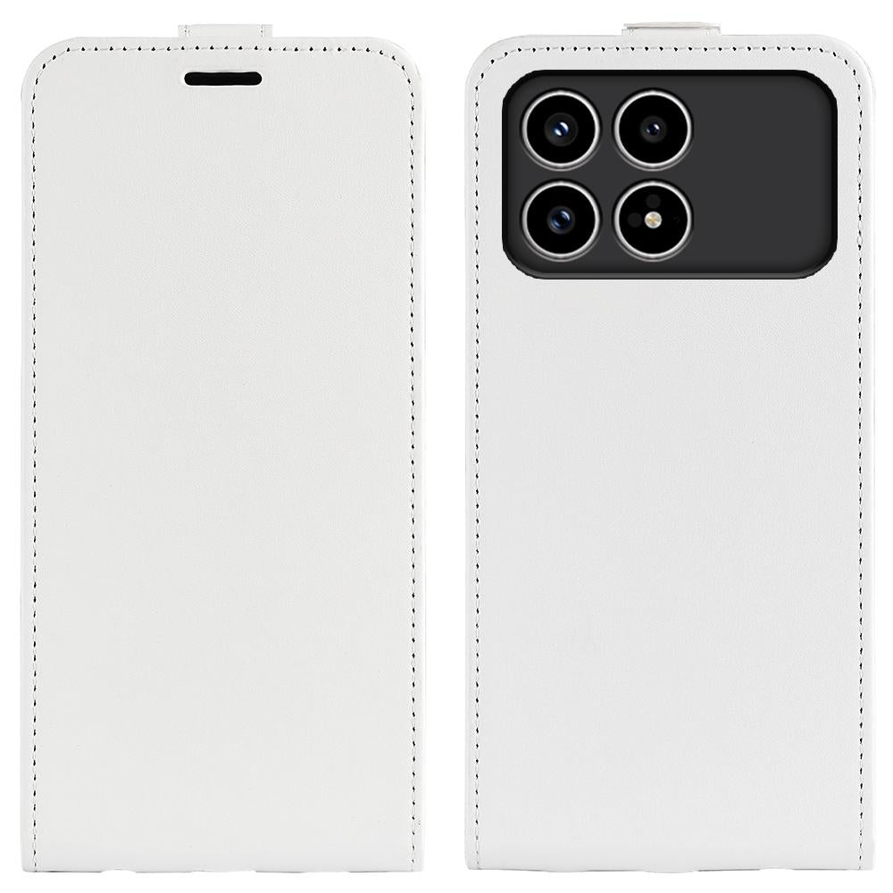 Xiaomi Poco F8 Pro 5G Texture Vertical Flip Leather Wallet Case with Card Slot, PU TPU Shockproof Protective Cover, Anti-Drop Magnetic Folio Phone Case