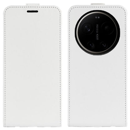 Xiaomi 17 Ultra Texture Vertical Flip Leather Wallet Case with Card Slot, PU TPU Shockproof Protective Cover, Anti-Drop Magnetic Folio Phone Case