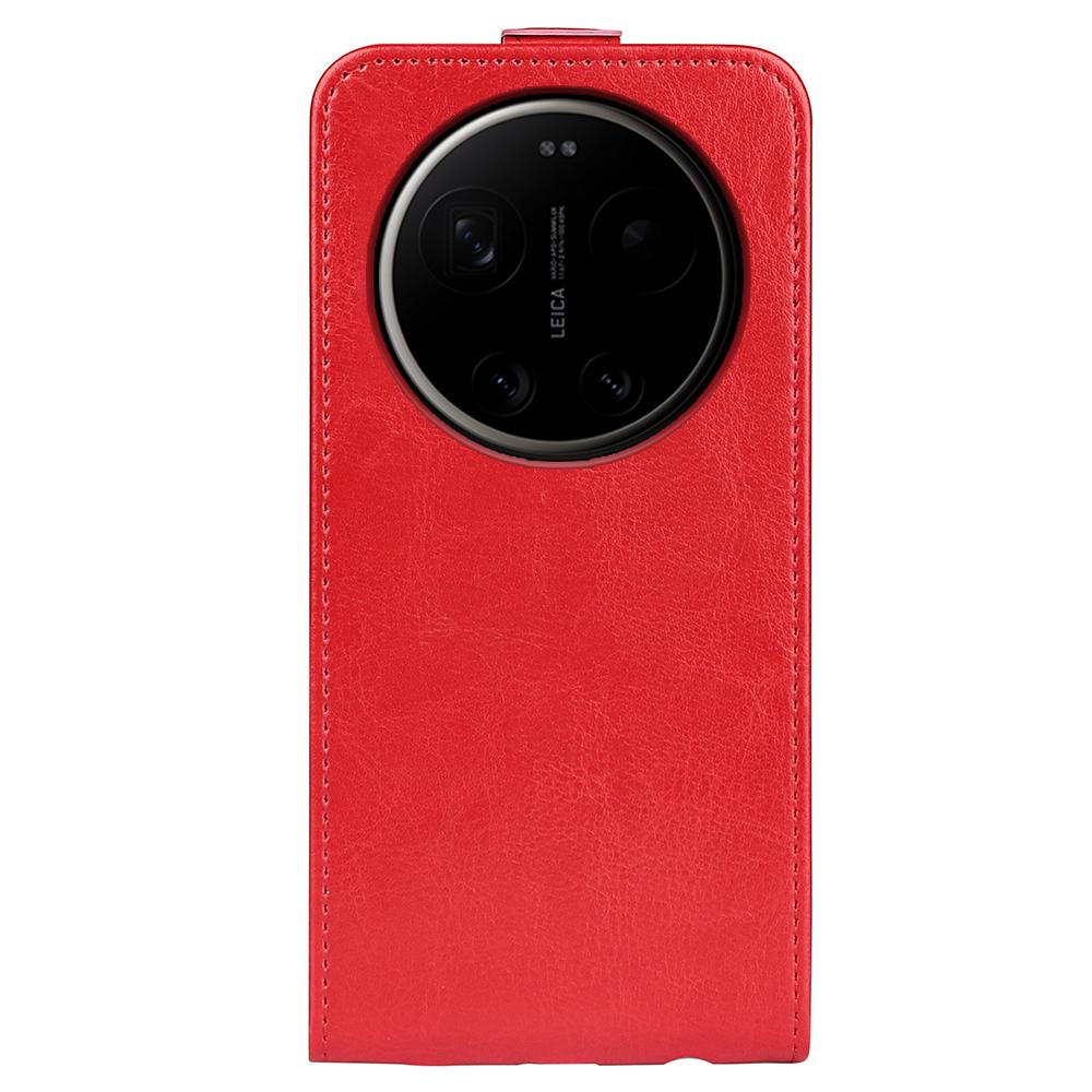 Xiaomi 17 Ultra Texture Vertical Flip Leather Wallet Case with Card Slot, PU TPU Shockproof Protective Cover, Anti-Drop Magnetic Folio Phone Case