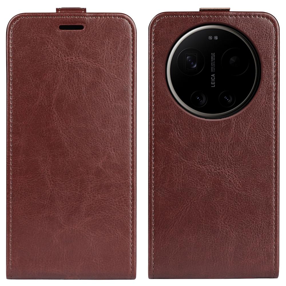 Xiaomi 17 Ultra Texture Vertical Flip Leather Wallet Case with Card Slot, PU TPU Shockproof Protective Cover, Anti-Drop Magnetic Folio Phone Case
