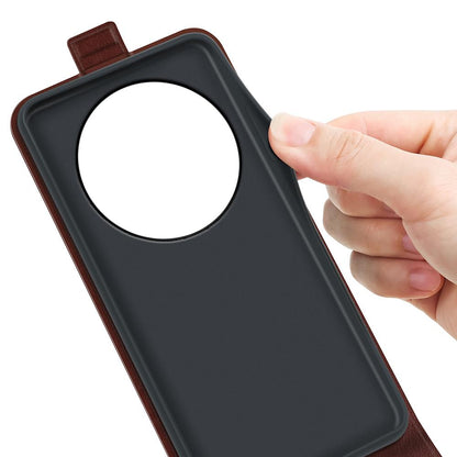 Xiaomi 17 Ultra Texture Vertical Flip Leather Wallet Case with Card Slot, PU TPU Shockproof Protective Cover, Anti-Drop Magnetic Folio Phone Case