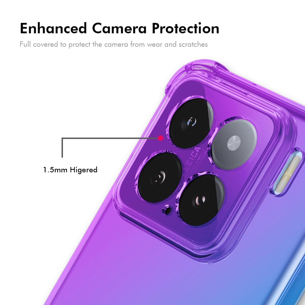Xiaomi 15 Gradient Airbag TPU Phone Case Shockproof Slim Protective Cover