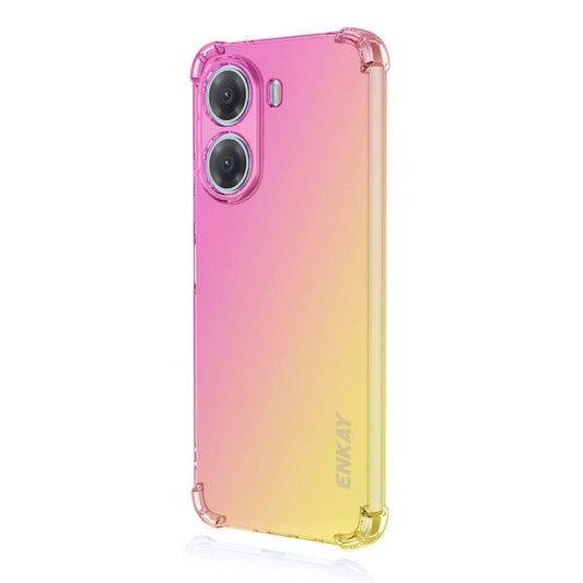 Xiaomi Poco X7 Pro Gradient Airbag TPU Phone Case Shockproof Slim Protective Cover