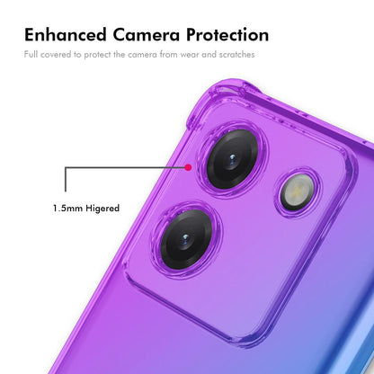 Xiaomi Poco M7 Pro Gradient Airbag TPU Phone Case Shockproof Slim Protective Cover