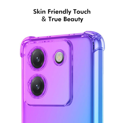 Xiaomi Poco M7 Pro Gradient Airbag TPU Phone Case Shockproof Slim Protective Cover