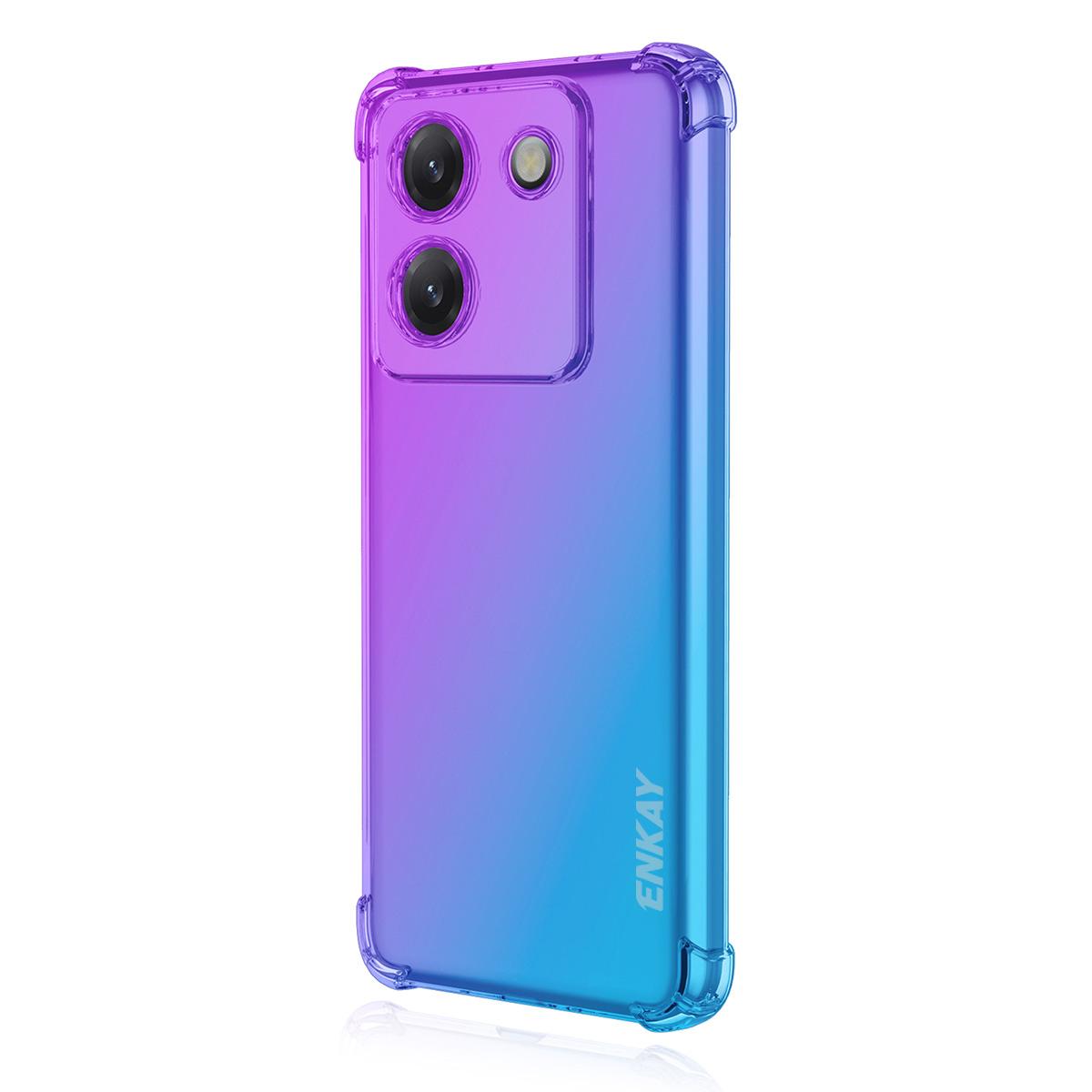 Xiaomi Poco M7 Pro Gradient Airbag TPU Phone Case Shockproof Slim Protective Cover