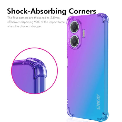 Xiaomi Poco F7 Gradient Airbag TPU Phone Case Shockproof Slim Protective Cover