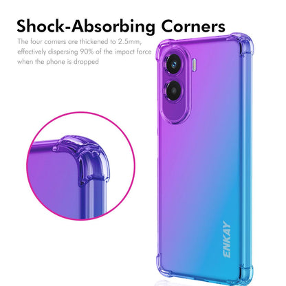 Xiaomi Poco M7 4G 169mm Gradient Airbag TPU Phone Case Shockproof Slim Protective Cover