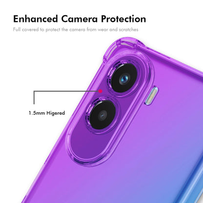 Xiaomi Poco M7 4G 169mm Gradient Airbag TPU Phone Case Shockproof Slim Protective Cover