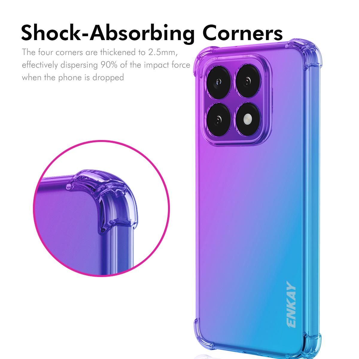 Xiaomi 15T Gradient Airbag TPU Phone Case Shockproof Slim Protective Cover