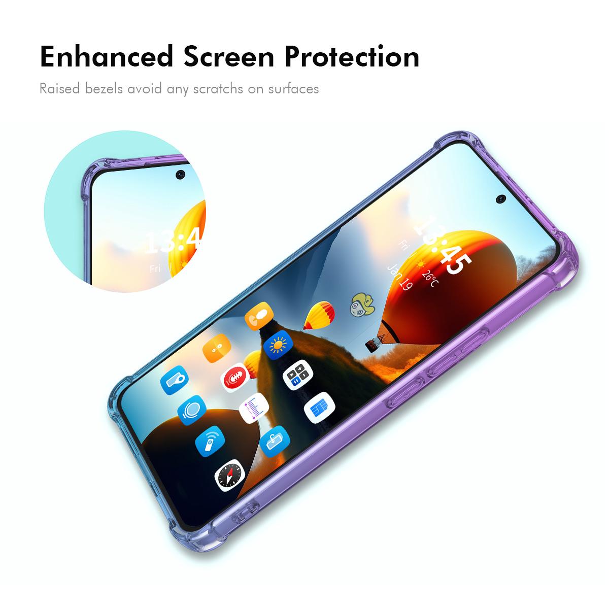 Xiaomi 17T Pro Gradient Airbag TPU Phone Case Shockproof Slim Protective Cover