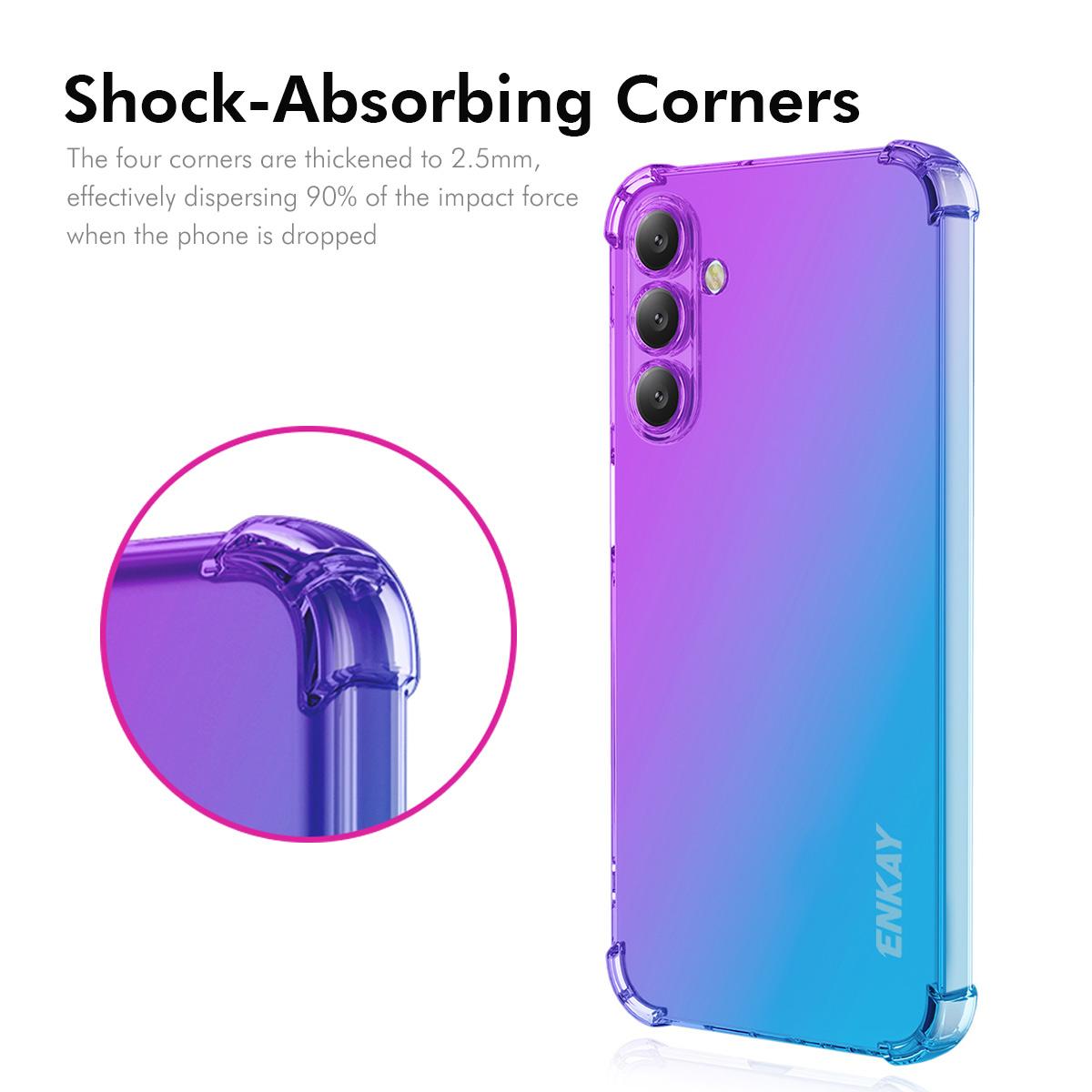 Samsung Galaxy A36 5G Gradient Airbag TPU Phone Case Shockproof Slim Protective Cover